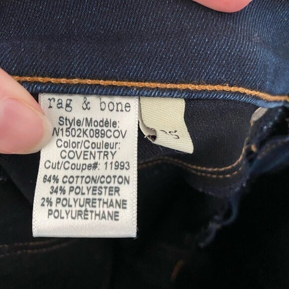RAG & Bone Skinny Denim Jeans, Women’s Size 25, Good Condition - Picture 8 of 14